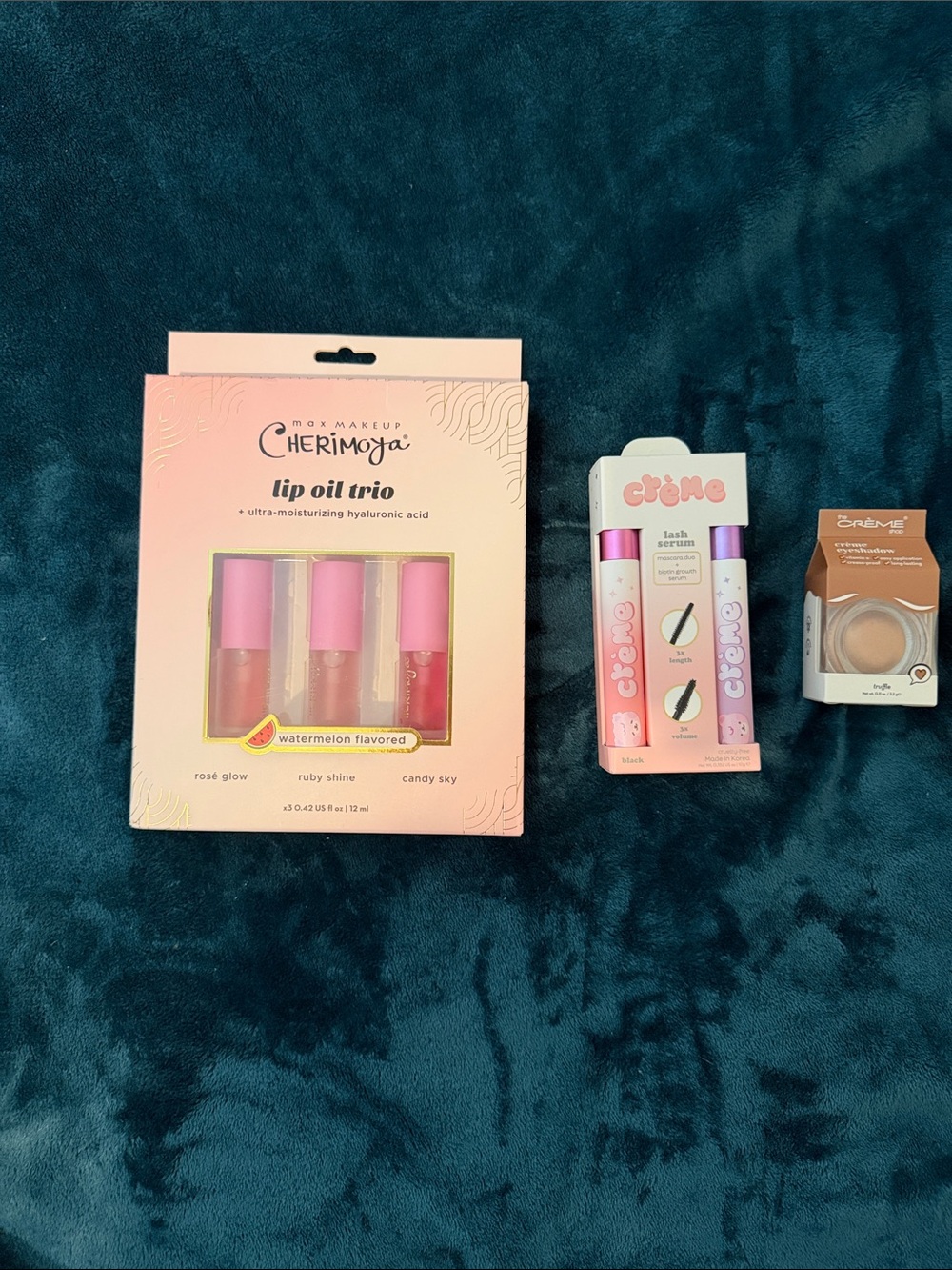 Cherimoya Lip Oil Trio – Pink Hydrating Lip Oils